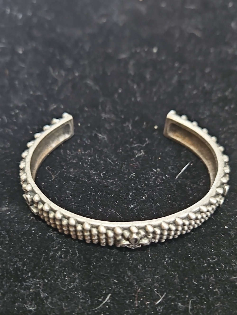 French KANDE Cuff Bracelet with Fleur-de-Lis